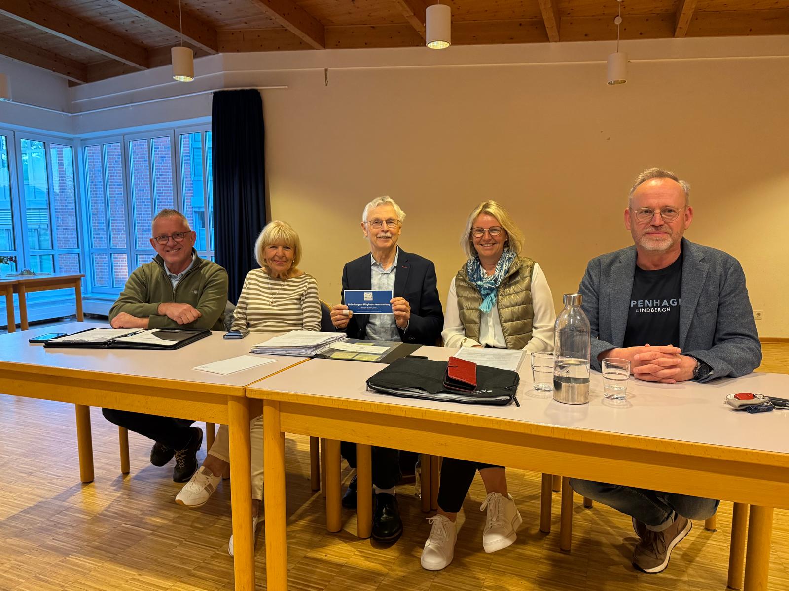 Der Vereinsvorstand in guter Aufstellung 